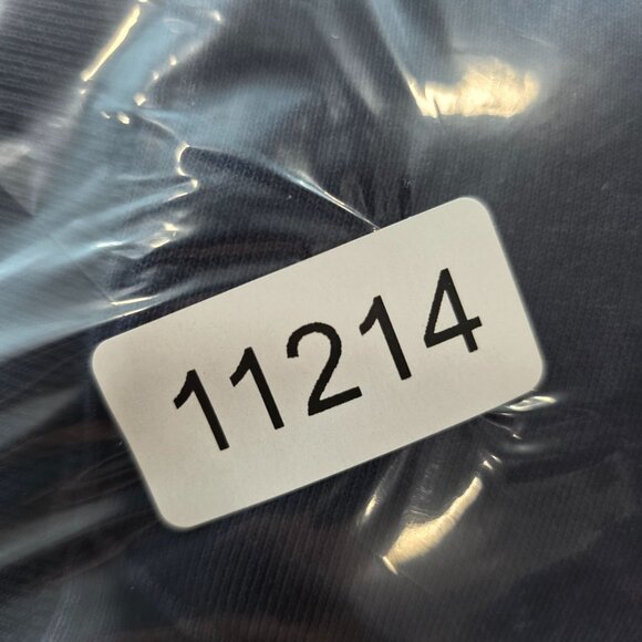 Mens Champion Reverse Weave Navy Hoodie Long Sleeve Cotton Blend Drawstring M - Picture 7 of 8